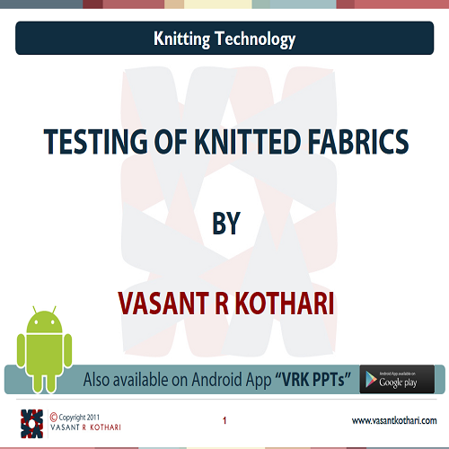 31TestingofKnittedFabrics